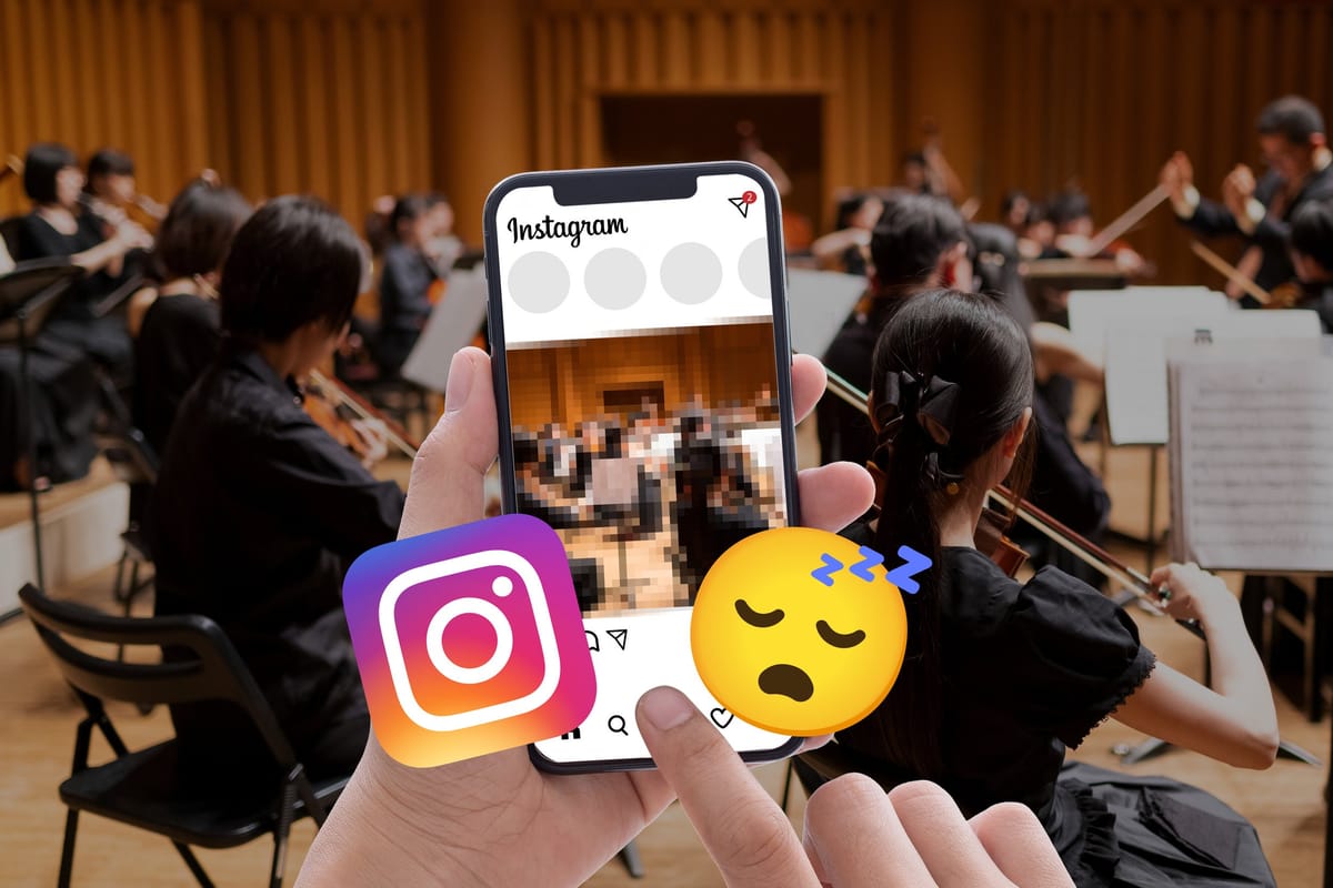 Why orchestras sucking at Instagram is a sign of a bigger problem Post feature image