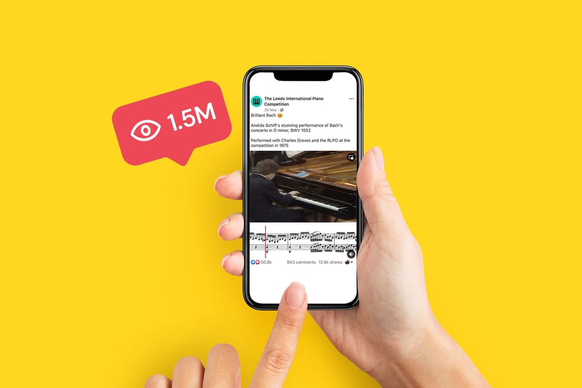 How I helped an arts organisation get millions of views for free Post feature image